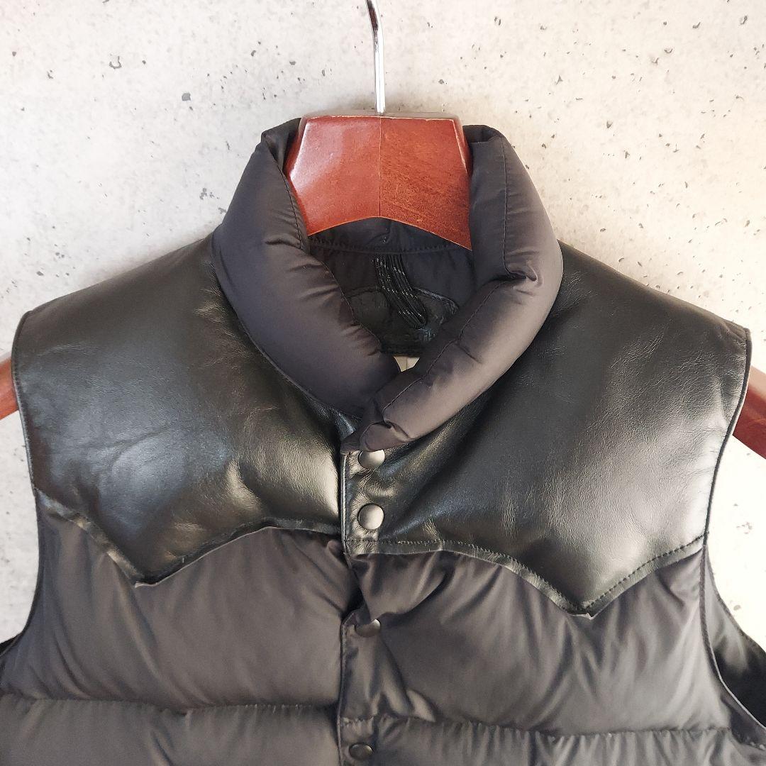 ロッキーマウンテン フェザーベッド レザーヨーク ダウン ベスト38