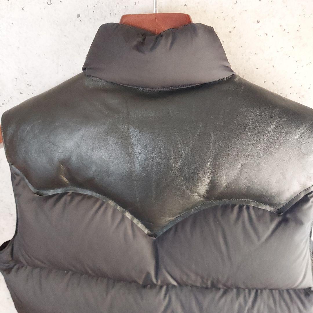 ロッキーマウンテン フェザーベッド レザーヨーク ダウン ベスト38