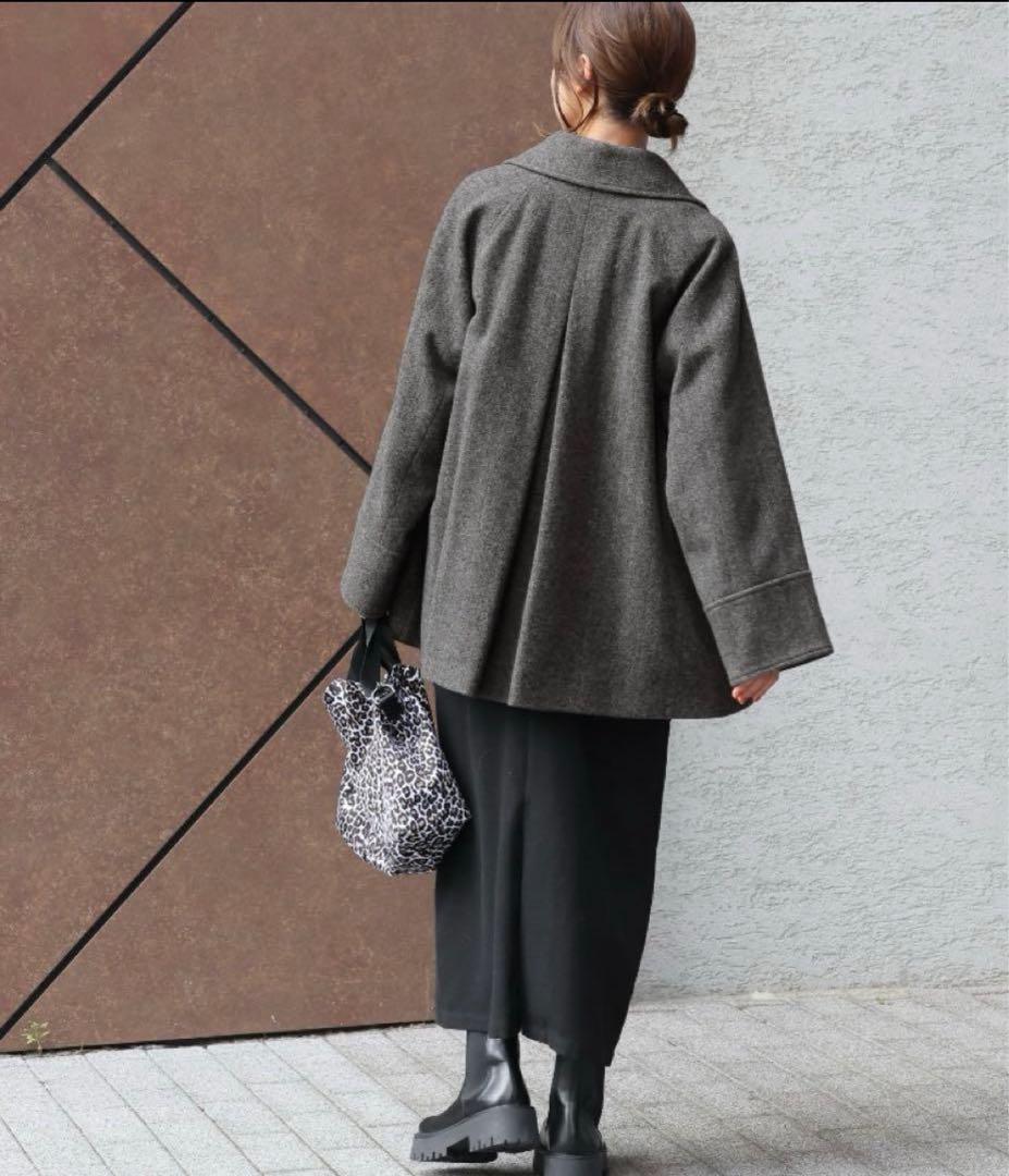 尾州ウールスーパー100Aラインコート　ジャーナルスタンダードレリューム　38