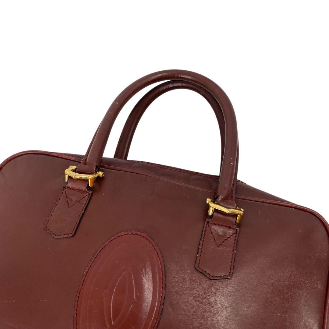 Cartier ビジネスバッグ ブリーフケース マストライン ボルドー