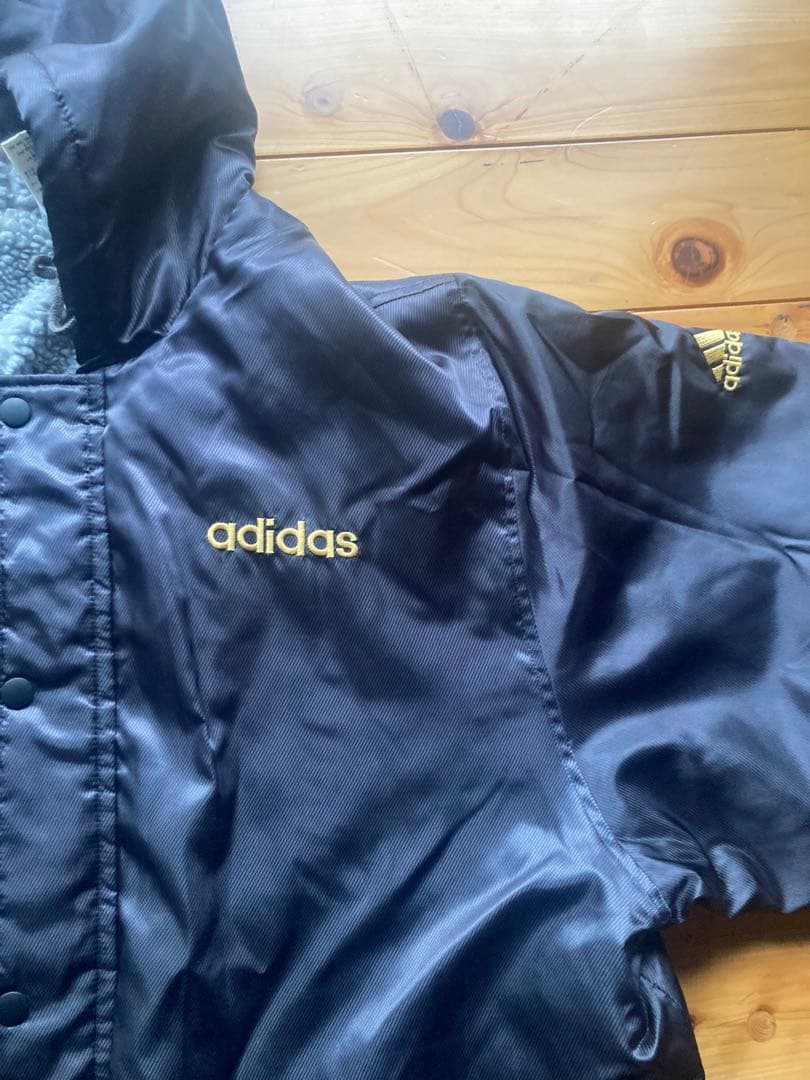 addidas 黒 ベンチコート O 美品