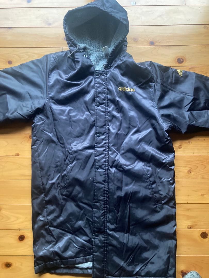 addidas 黒 ベンチコート O 美品