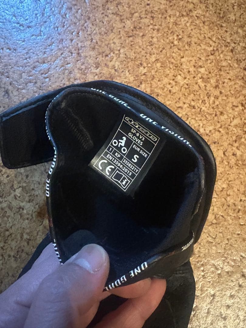 Alpinestars SP-8 バイクグローブ サイズ　S 黒/オレンジ