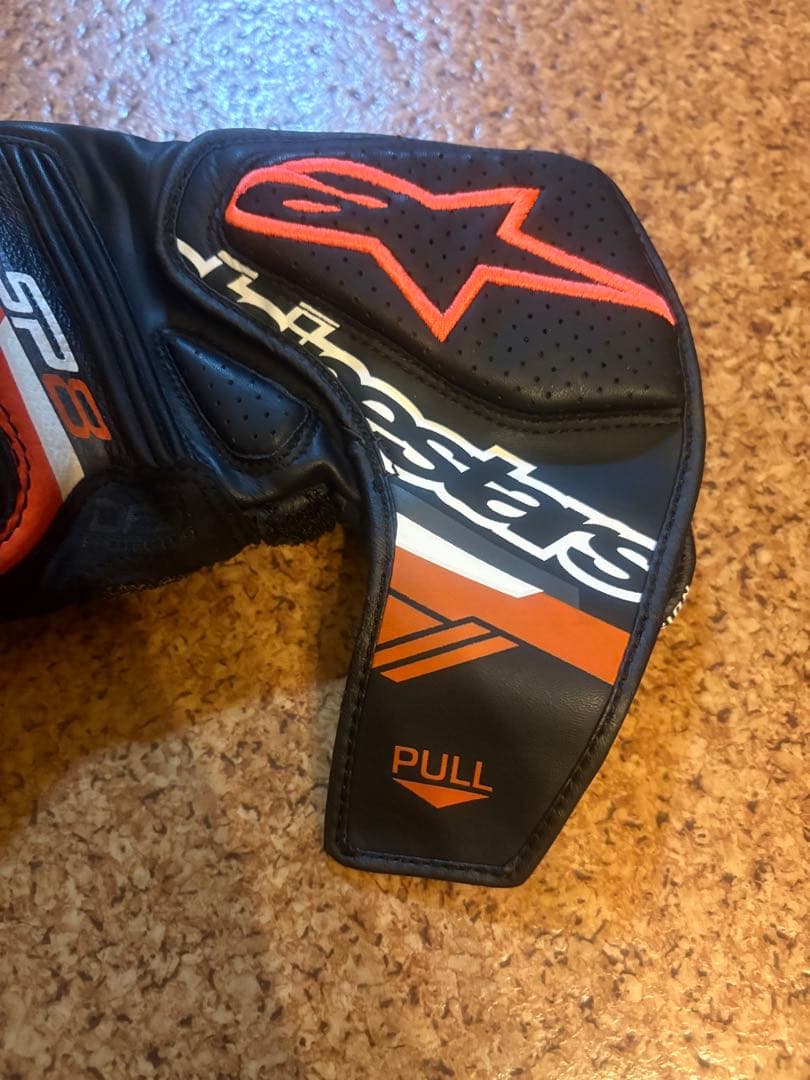 Alpinestars SP-8 バイクグローブ サイズ　S 黒/オレンジ