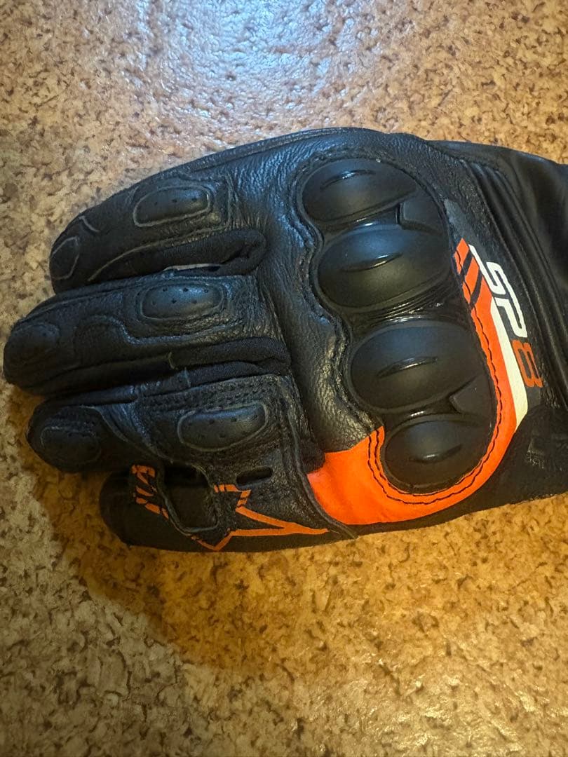 Alpinestars SP-8 バイクグローブ サイズ　S 黒/オレンジ