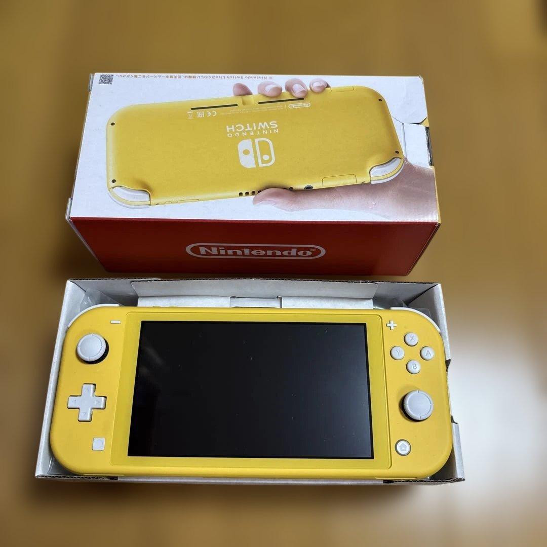 たあーこ Nintendo Switch Lite イエロー 箱付き