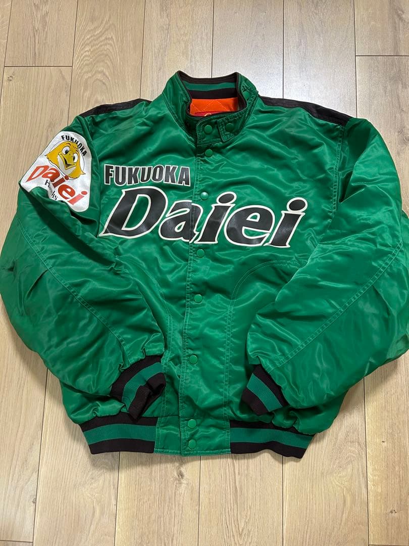 福岡ダイエーホークス　福岡ソフトバンクホークス　スタジアムジャンバー　当時物
