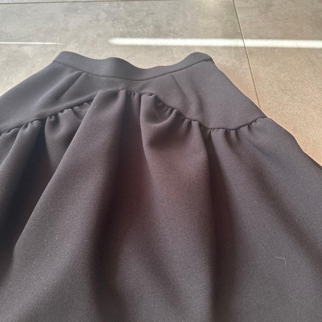 お値下げ⭐︎未使用⭐︎ Pachmanパハマン　フレアスカート ひざ丈38ブラック