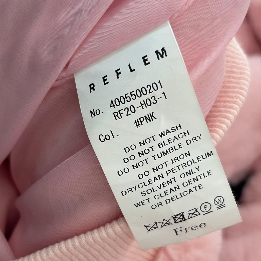 REFREM レフレム うさ耳BIGファーパーカー ピンク