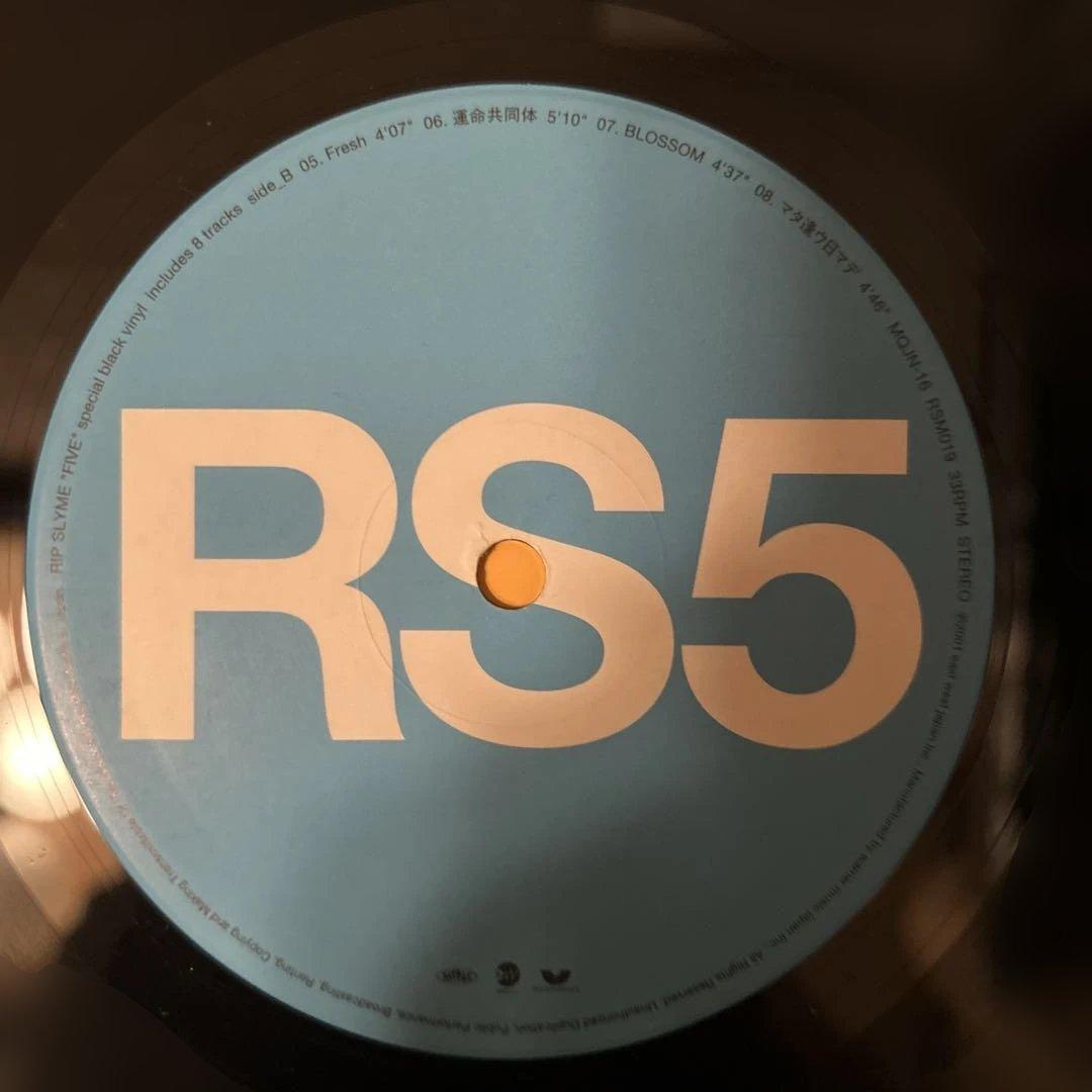 RIP SLYME/\"FIVE\" LP オリジナル盤