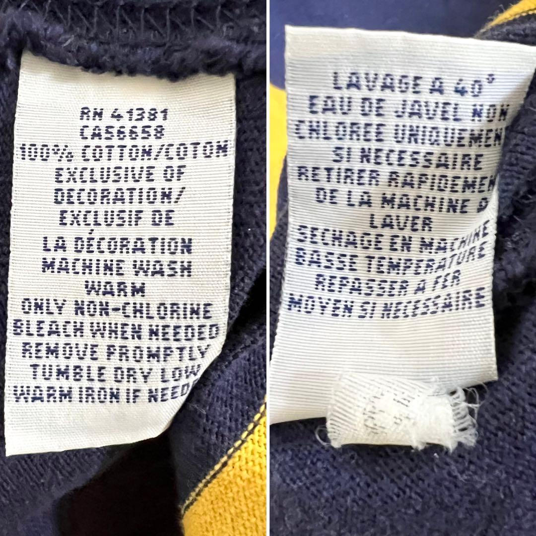 【良品】POLO Ralph Lauren 太ボーダー ラガーシャツ 3XB