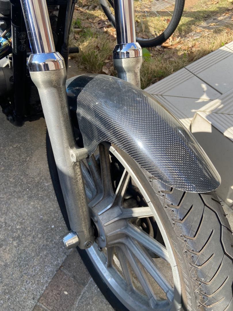 ハーレーダビッドソン用カーボンファイバー フェンダー　XL883