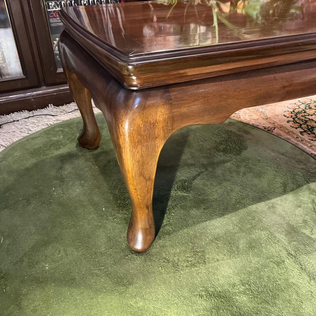 オールド　マルニ　ヴィンテージ 地中海　　猫脚リビングテーブル