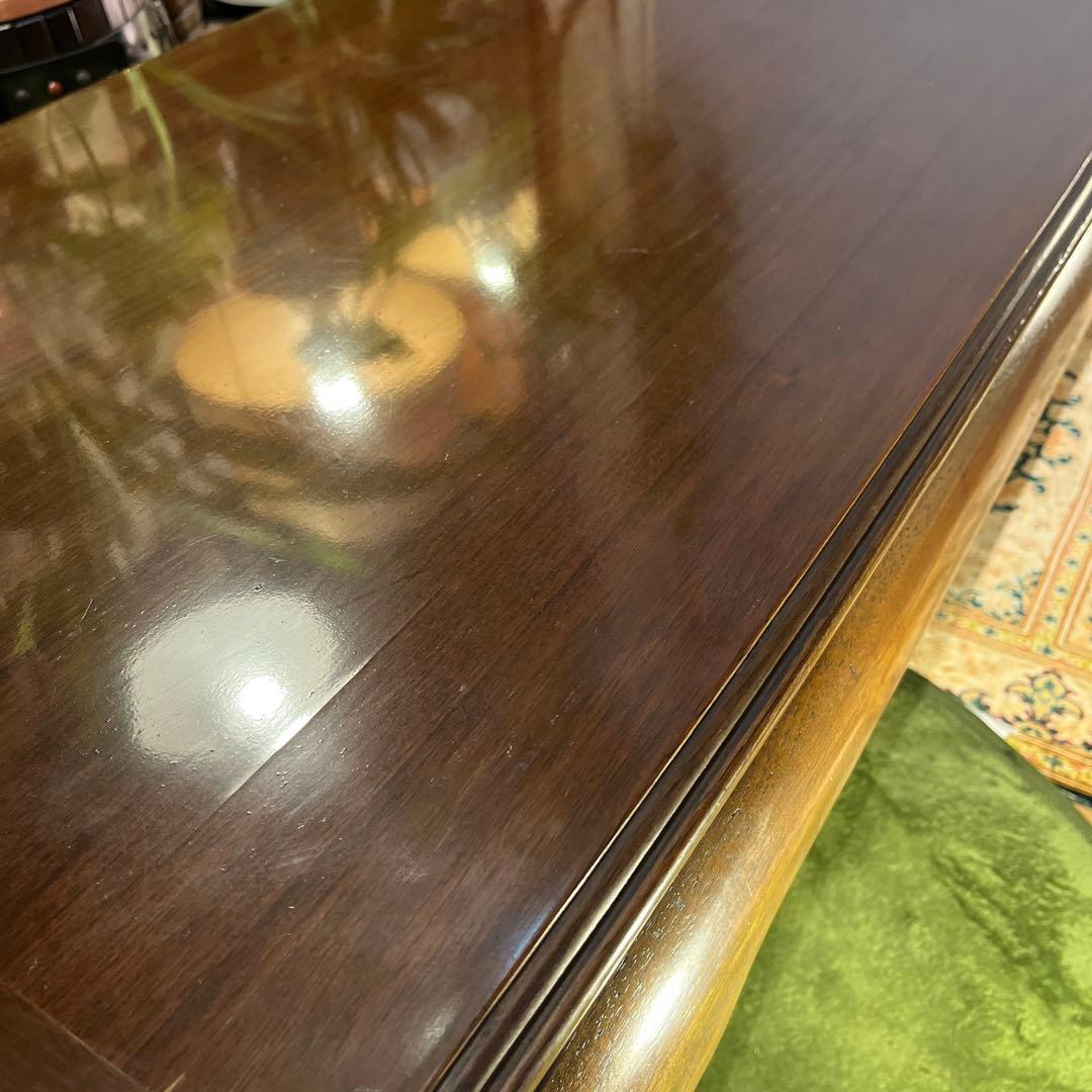 オールド　マルニ　ヴィンテージ 地中海　　猫脚リビングテーブル