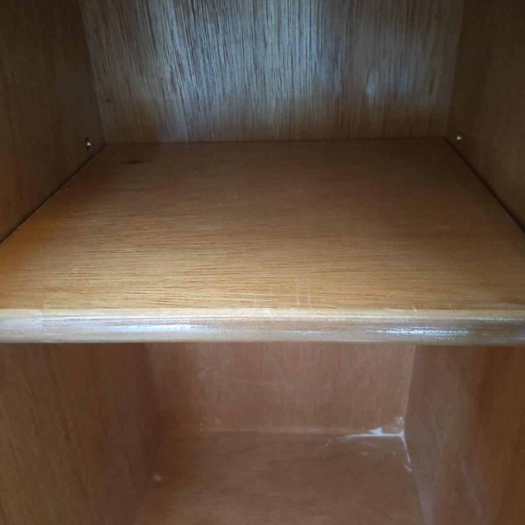 【ラタン電話台】ガラス扉 籐 チェスト 昭和レトロ　ヴィンテージ