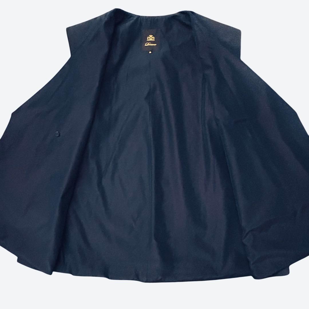 美品❤️定価15.4万＊Drawer 23SS セーラーカラーコート 36