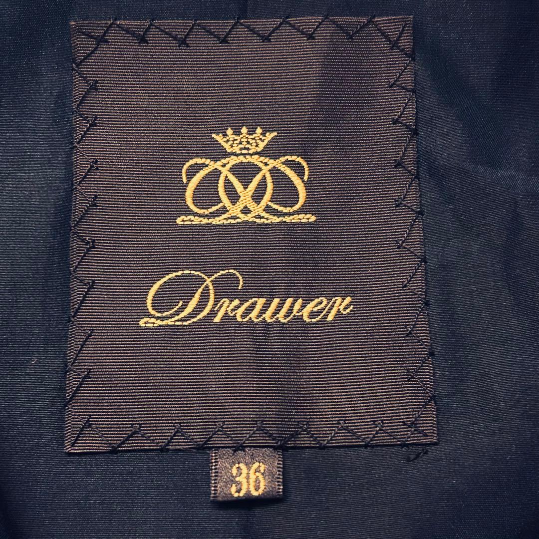 美品❤️定価15.4万＊Drawer 23SS セーラーカラーコート 36