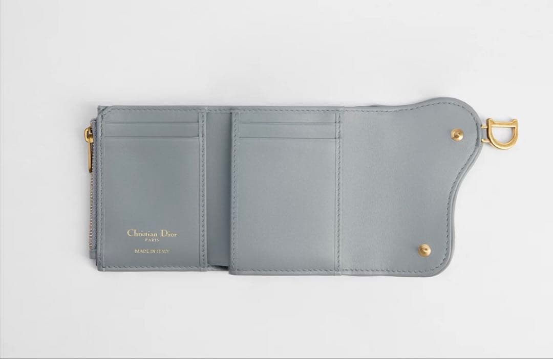 Dior クリスチャンディオール ロータスウォレット サドル 箱付き