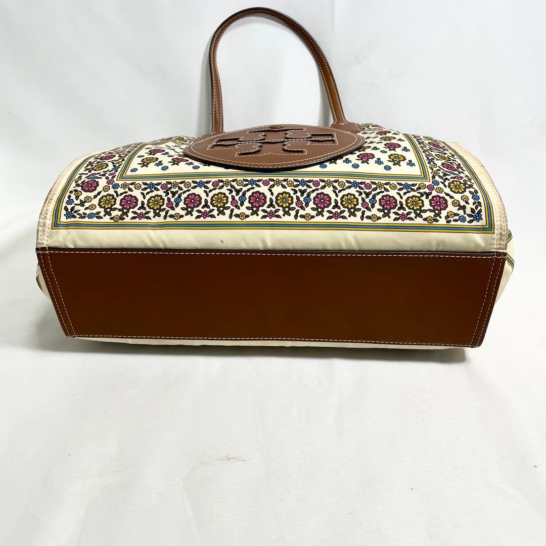 トリーバーチ エラ キャンバス トートバッグ ボタニカル 花柄 大容量 A4可