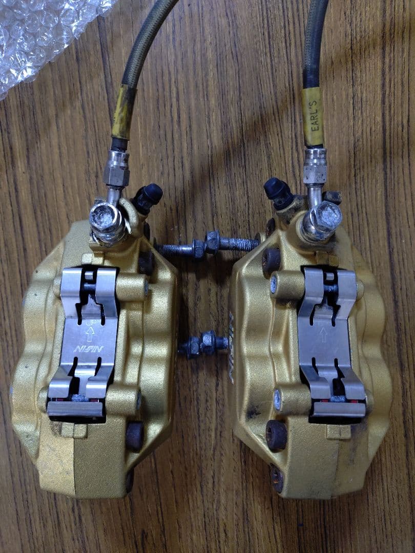 ホンダ CB1300 NISSIN ブレーキキャリパー ゴールド