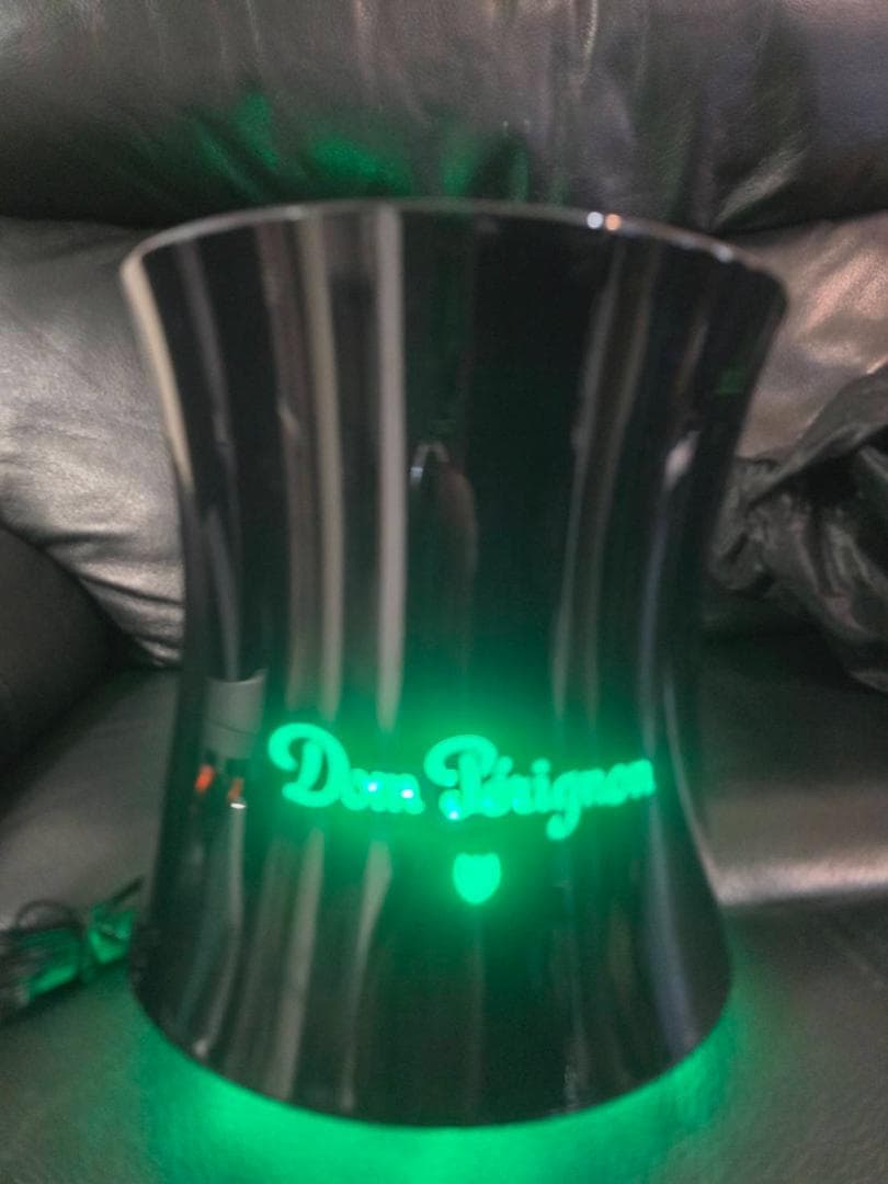 【2個セット】シャンパンクーラー ドンペリ 光るLEDとブラッククーラー
