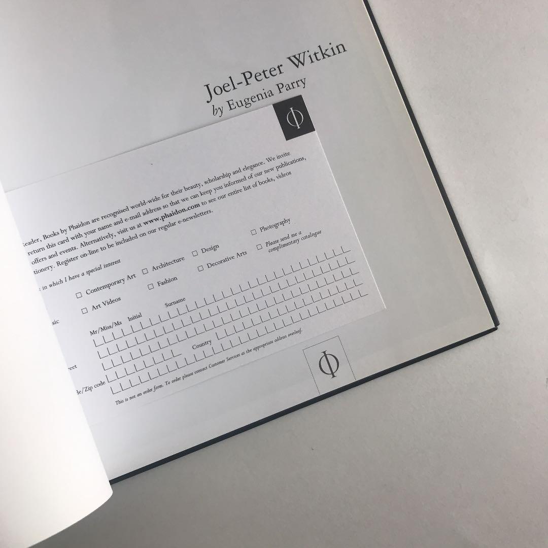 ジョエル・ピーター・ウィトキン写真集 Joel-Peter Witkin