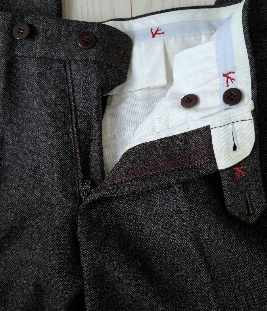 イザイア　スラックス　ウール100%