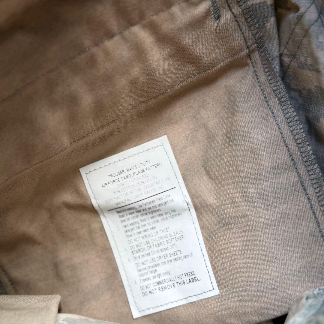 デッドストック 00s 米軍USAF ABU デジタルタイガーカモカーゴパンツ