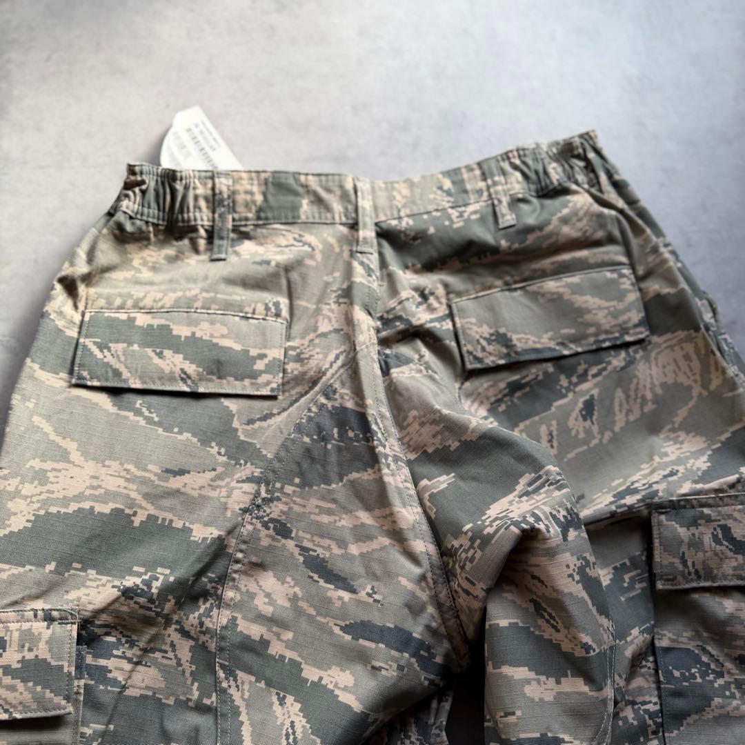 デッドストック 00s 米軍USAF ABU デジタルタイガーカモカーゴパンツ