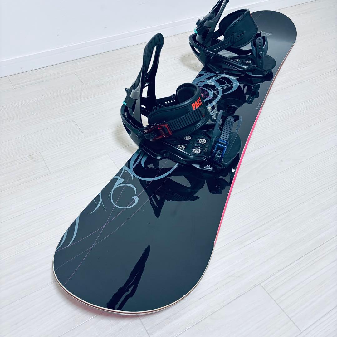 head スノーボードセット バイン サロモン　パクト　Mサイズ　142cm