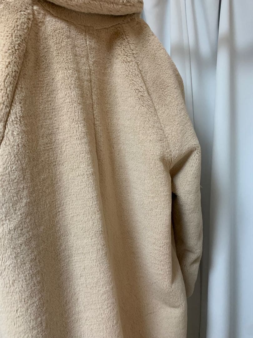Diorおまけつき⭐︎snidel ベージュ もこもこロングコート