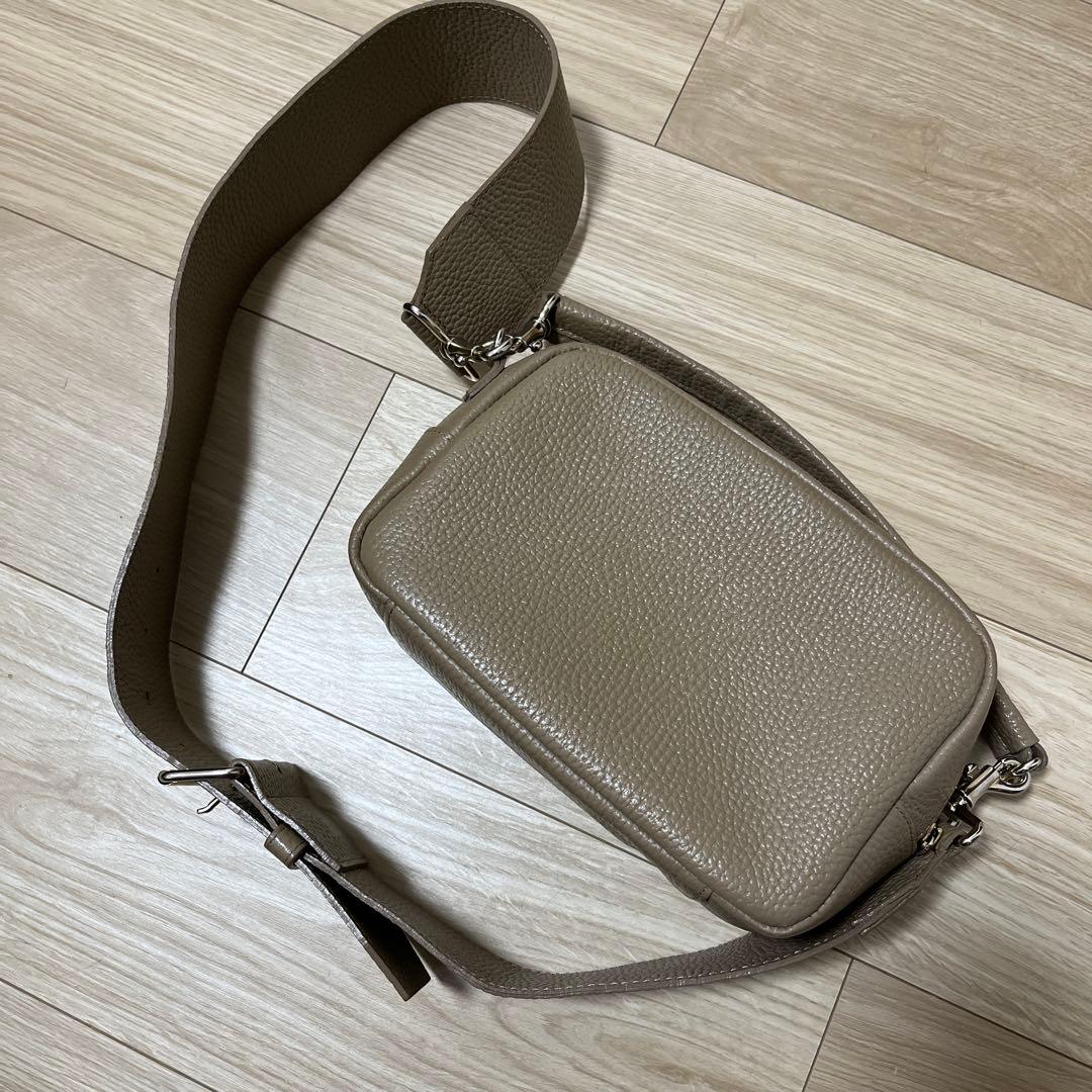 ch!iiibag ワイドベルトボストン グレージュ 2WAY バッグ