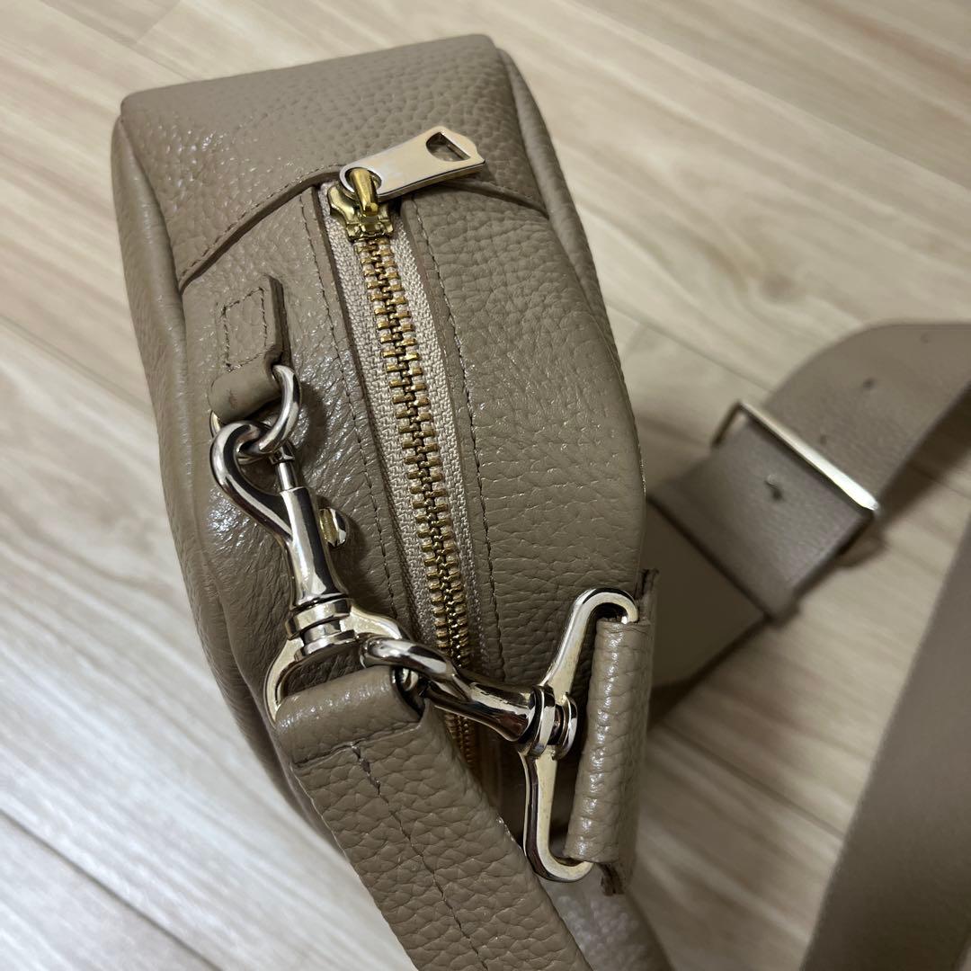 ch!iiibag ワイドベルトボストン グレージュ 2WAY バッグ