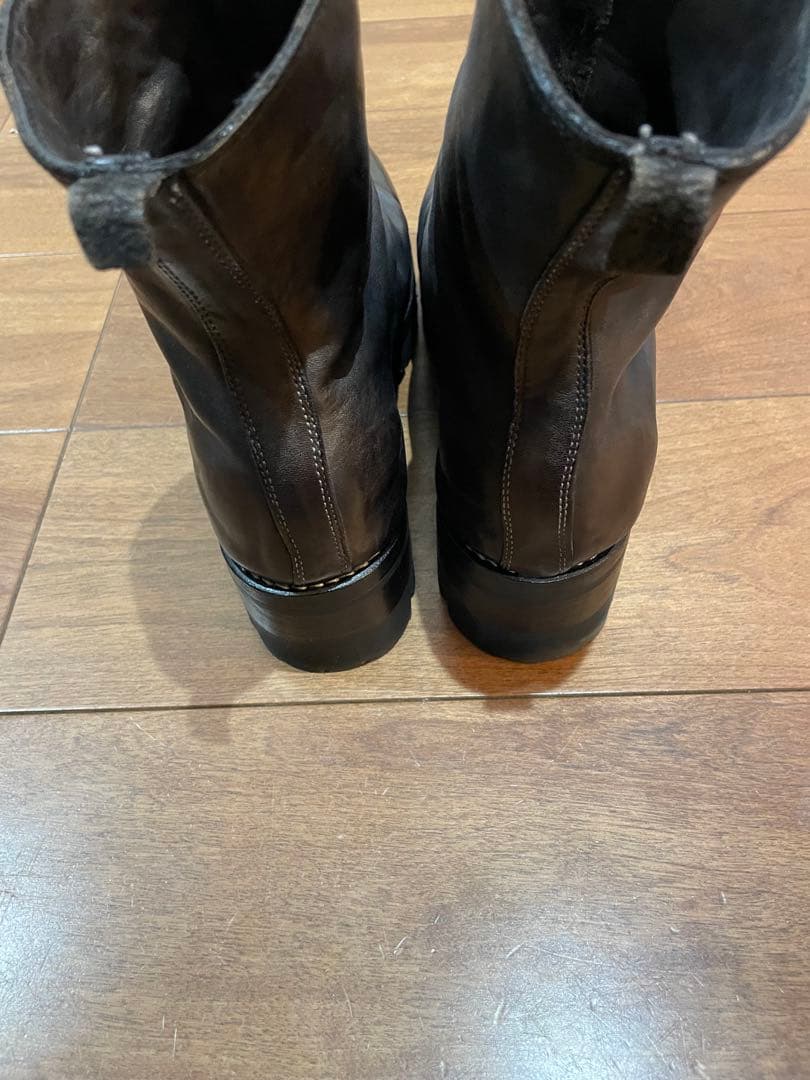 GUIDI PL1 フロントジップ　馬革 サイズ43