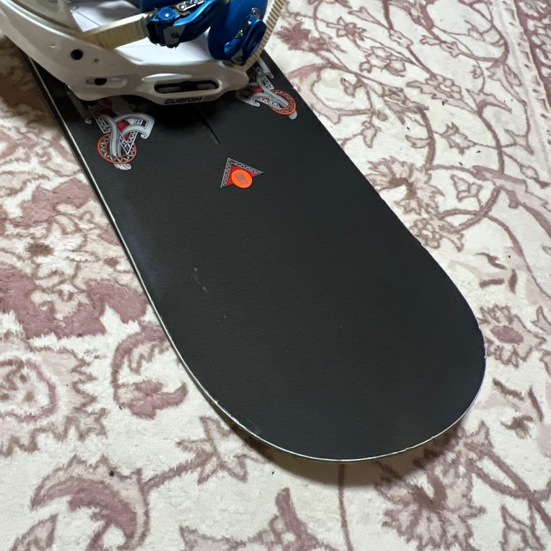 美品 BURTON 156cm CUSTOM バイン付 スノーボードセット