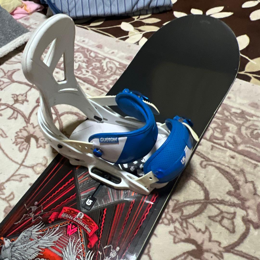 美品 BURTON 156cm CUSTOM バイン付 スノーボードセット