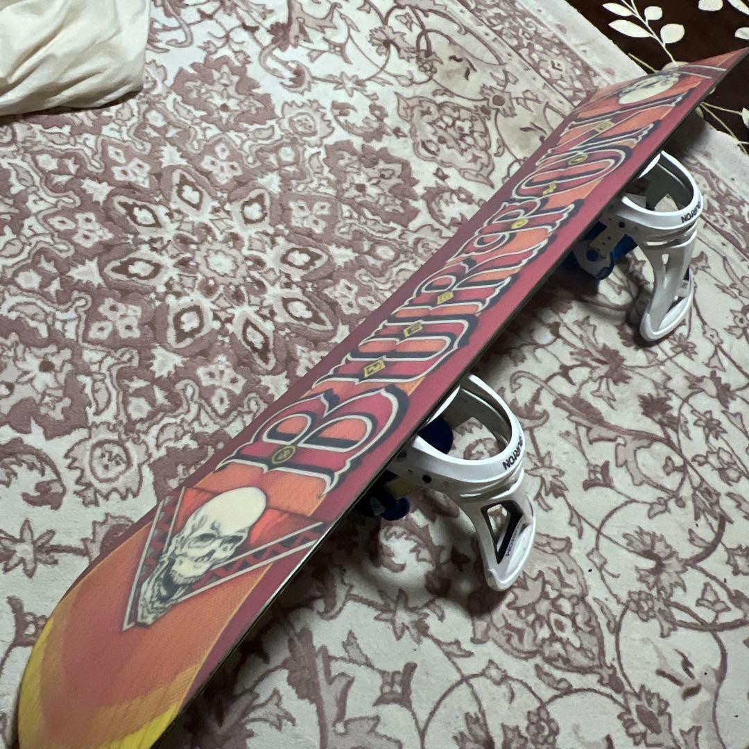 美品 BURTON 156cm CUSTOM バイン付 スノーボードセット
