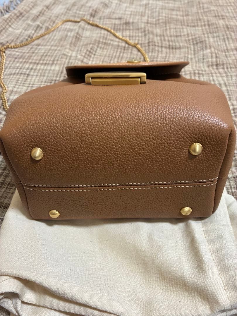 POLÈNE ショルダーバッグ ブラウン/ベージュ