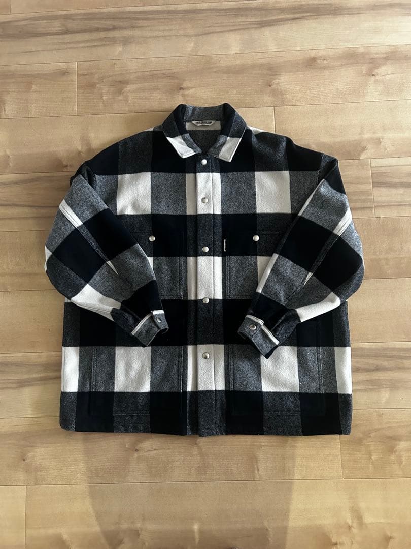 COOTIE PRODUCTIONS チェック柄シャツジャケット S