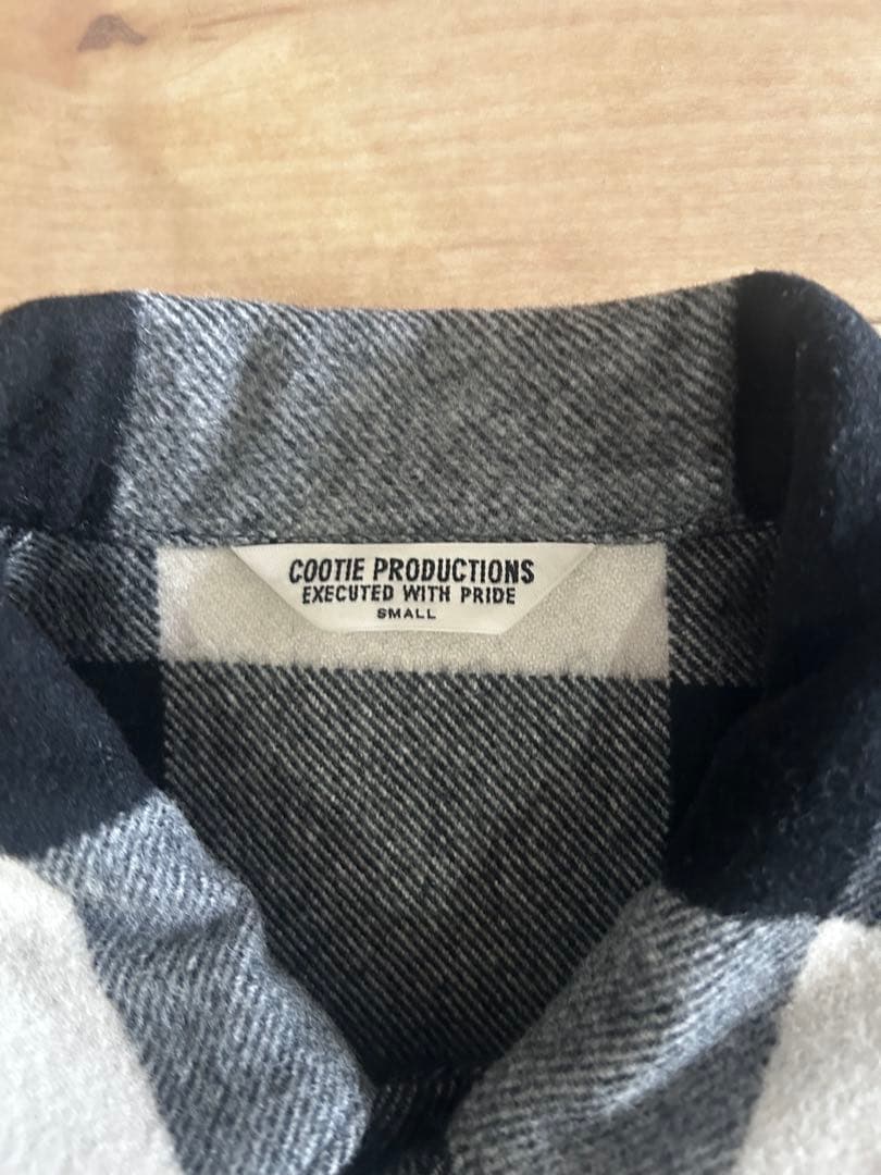 COOTIE PRODUCTIONS チェック柄シャツジャケット S