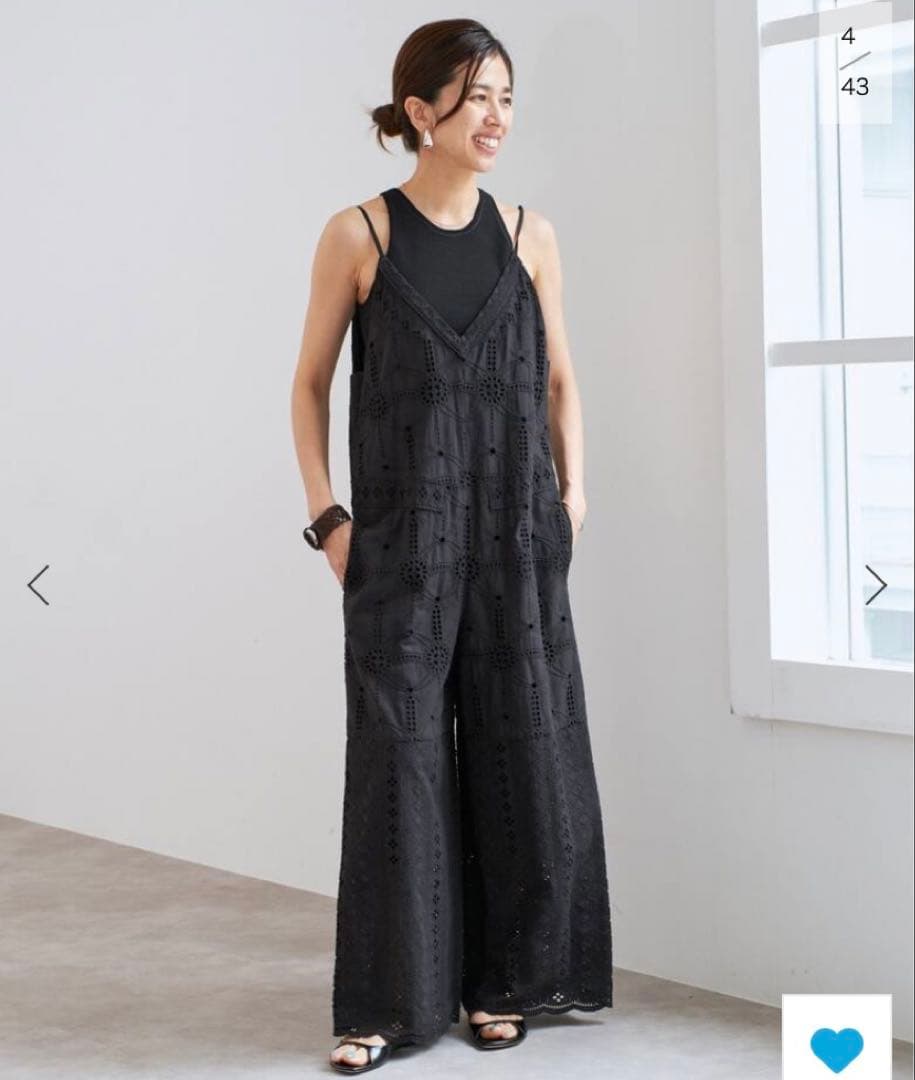 イエナ　レース　サロペット