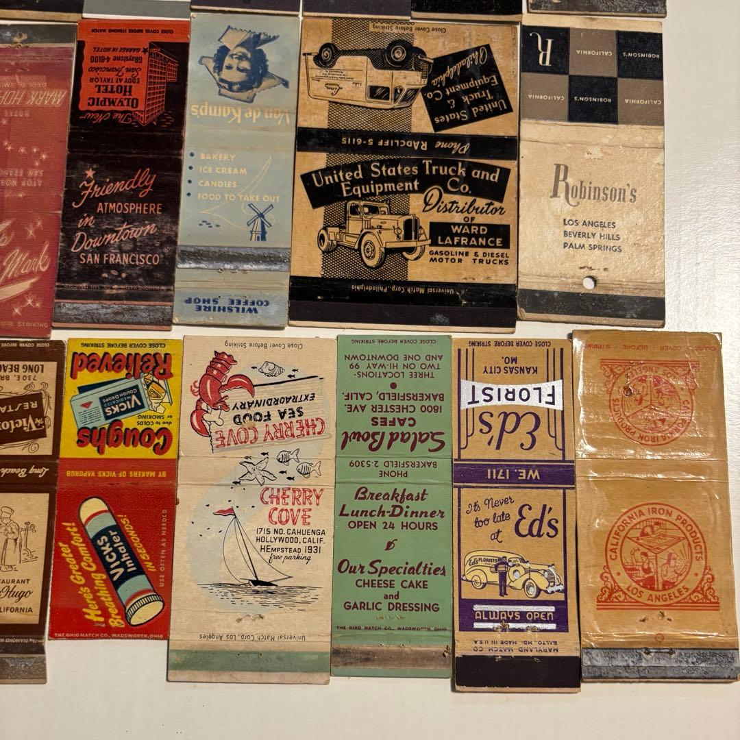 じろう【ブックマッチ】台紙　ヴィンテージおまとめ品