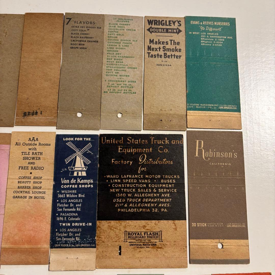 じろう【ブックマッチ】台紙　ヴィンテージおまとめ品