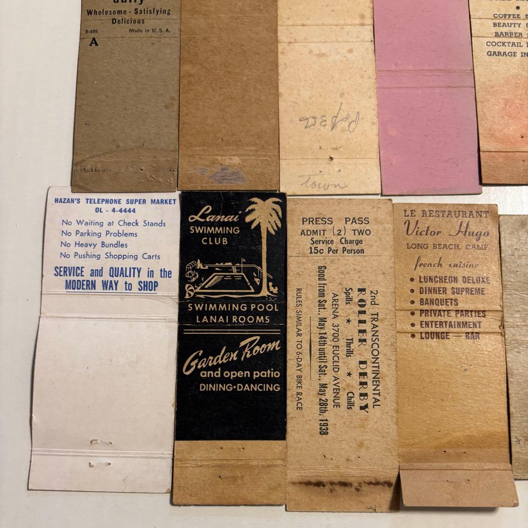 じろう【ブックマッチ】台紙　ヴィンテージおまとめ品