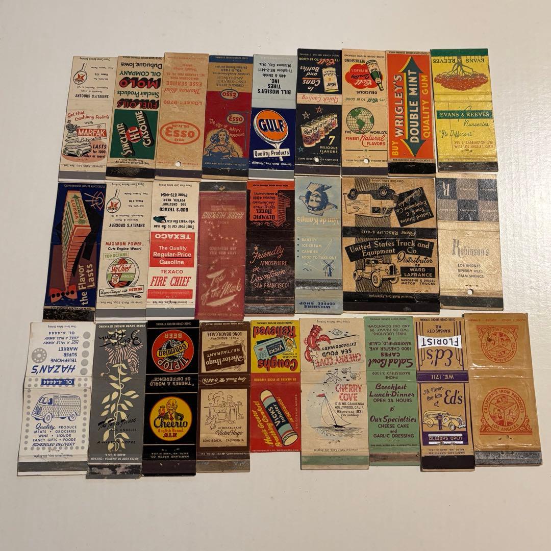 じろう【ブックマッチ】台紙　ヴィンテージおまとめ品