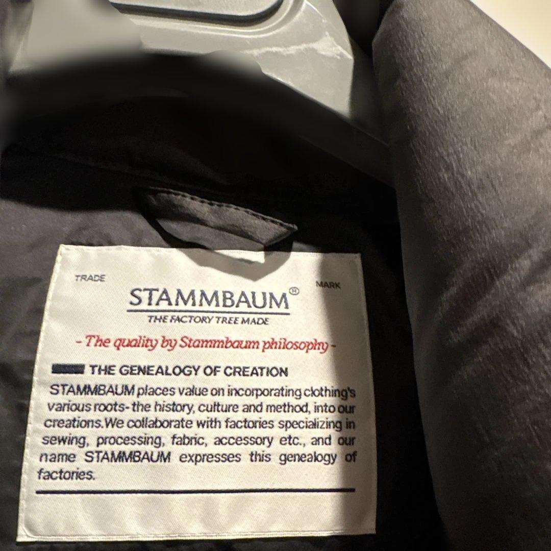 【STAMMBAUM/シュタンバウム】 ダウンベスト　ブラック