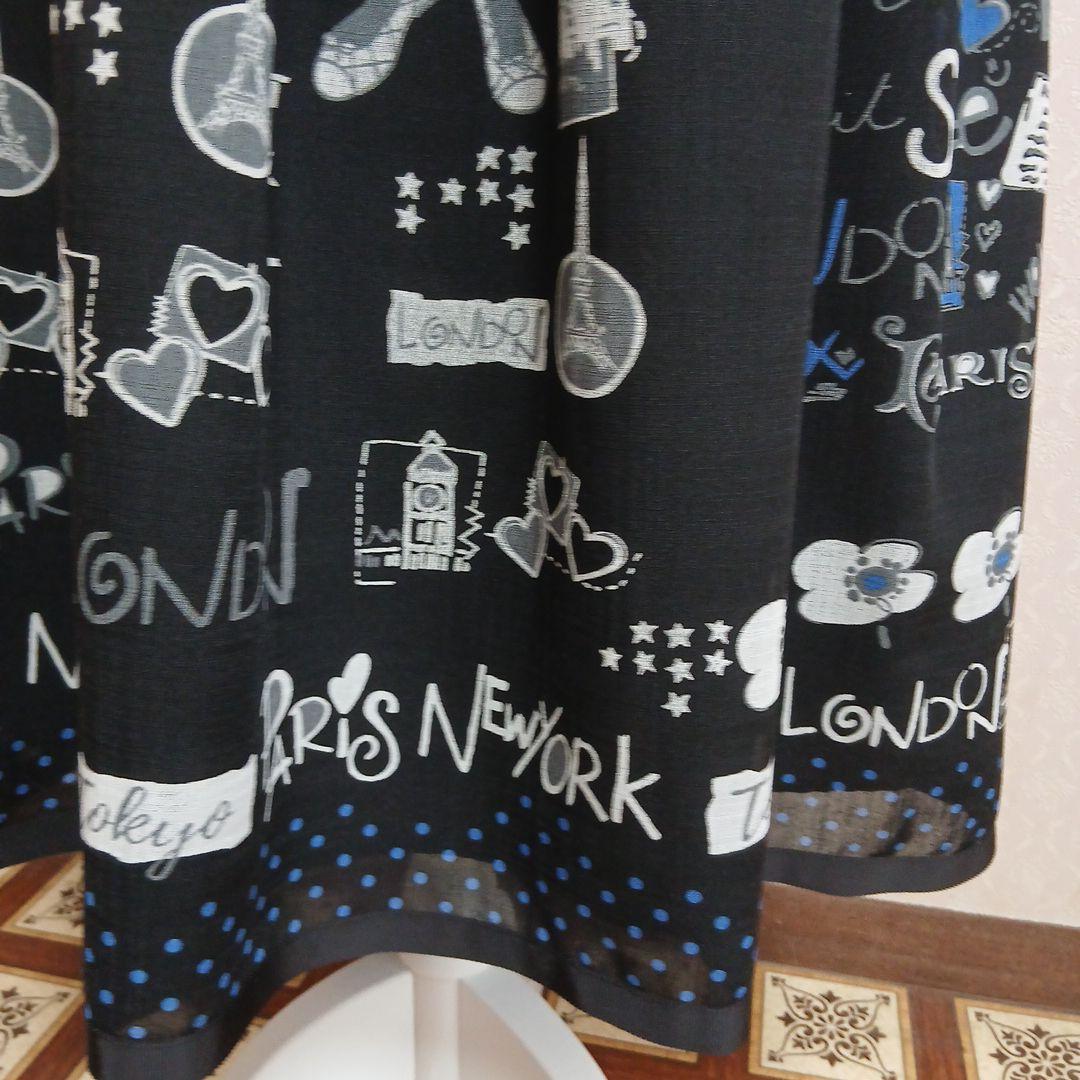 パリとニューヨークのイラスト ワンピース