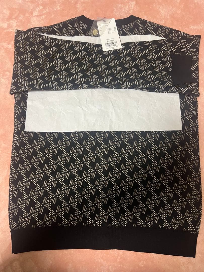 新品 レザレクション 黒カーディガン