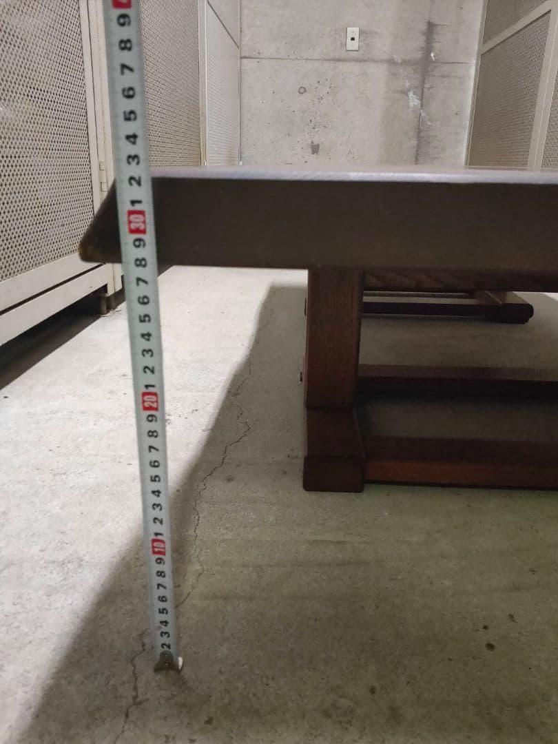 ☆東京都渋谷区まで取りに来ていただける方限定☆ 木製座卓 （無垢材 1枚板）