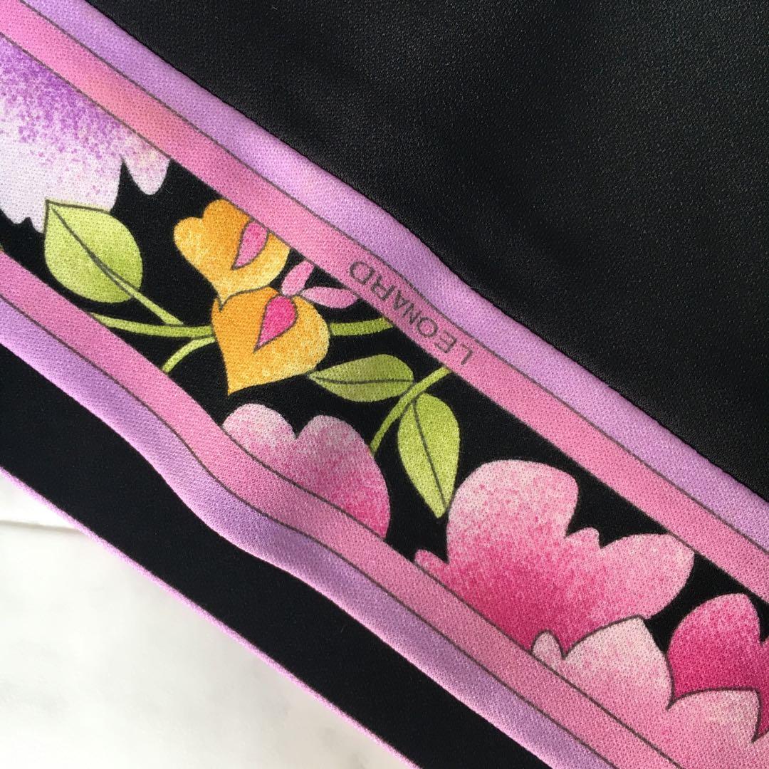 LEONARD レオナール　美しい花柄　カンカン　チュニック　LL